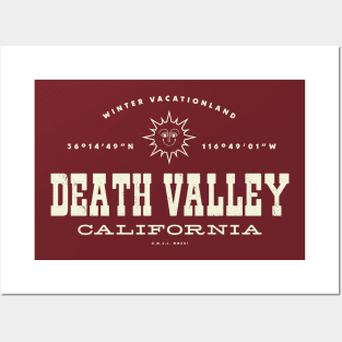Death Valley California - Sun Posters and Art